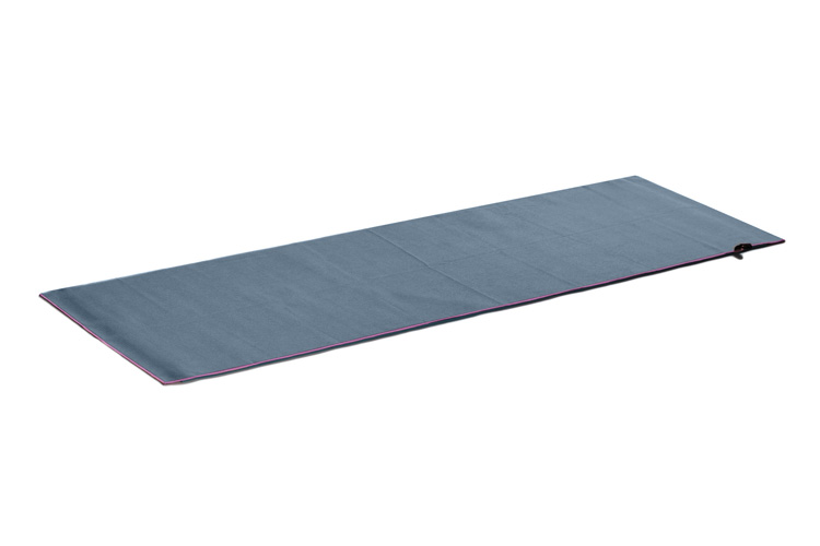 Grey yoga towel