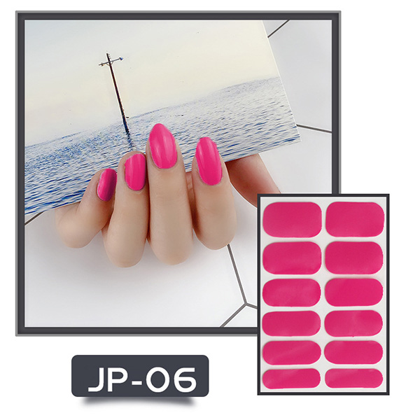 Pink Nail Art Sticker