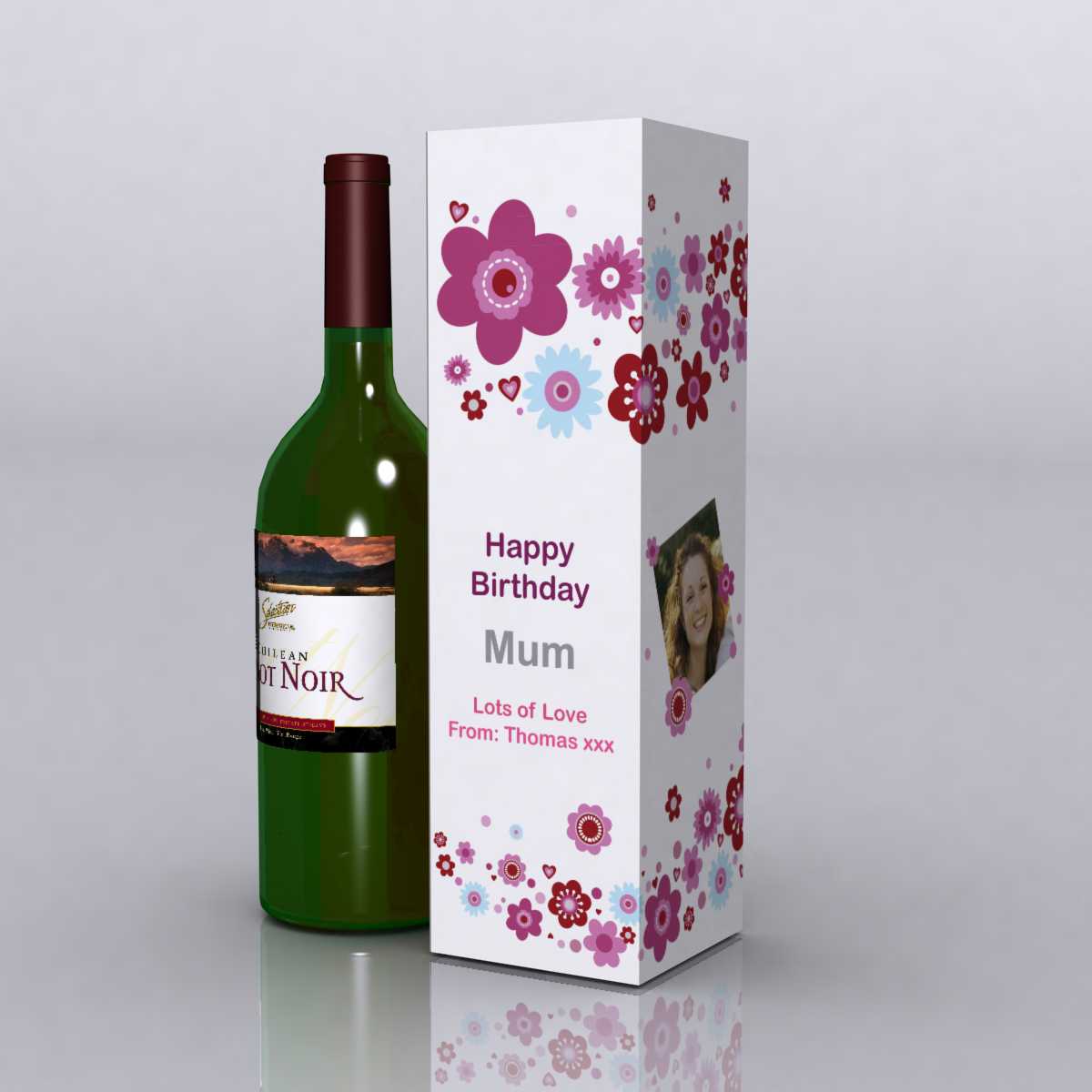 Art Paper Wine Box