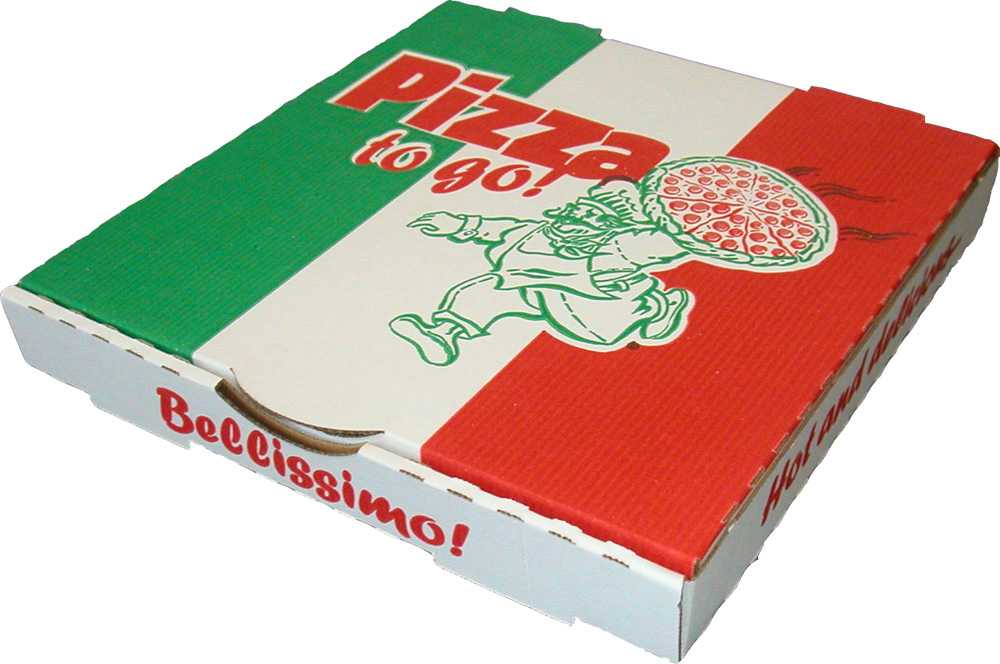 白色披萨盒