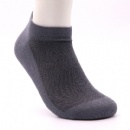 Dark grey super short size comfortable cotton socks
