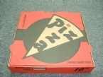 Orange Pizza Box
