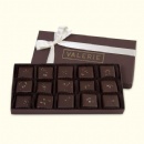 Brown Chocolate Box with White Ribbon